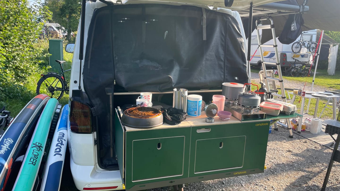 Customer photo review of COSLEE Komplettset inkl. Küchenmodul, Wassersystem und Kühlbox