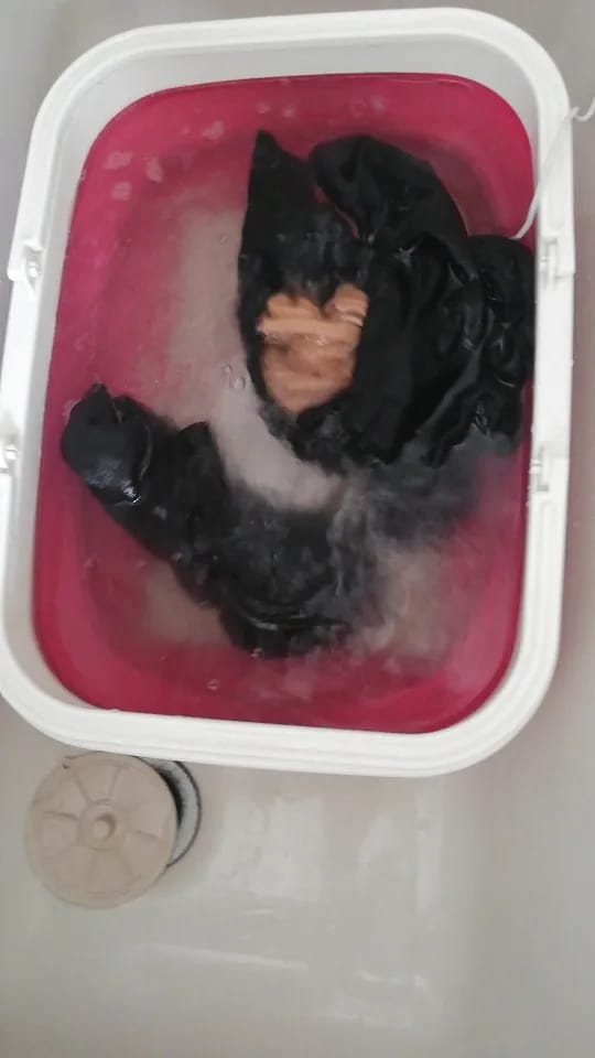 Customer photo review of Portable Turbine Ultrasonic Washing Machine - (IMPORTED)