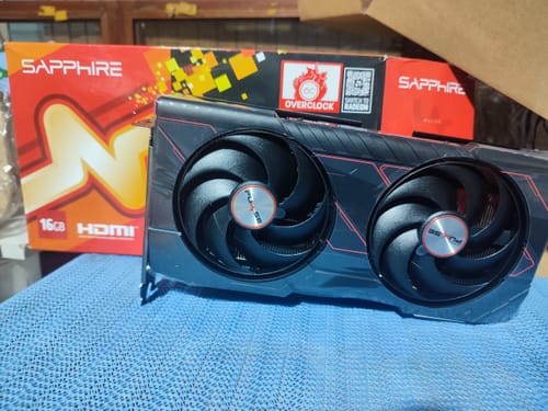 Customer photo review of Tarjeta gráfica Sapphire AMD Radeon RX 9060 XT PULSE OC Dual Fan 16GB GDDR6