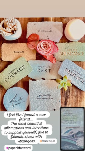 Customer photo review of Intention Cards - III