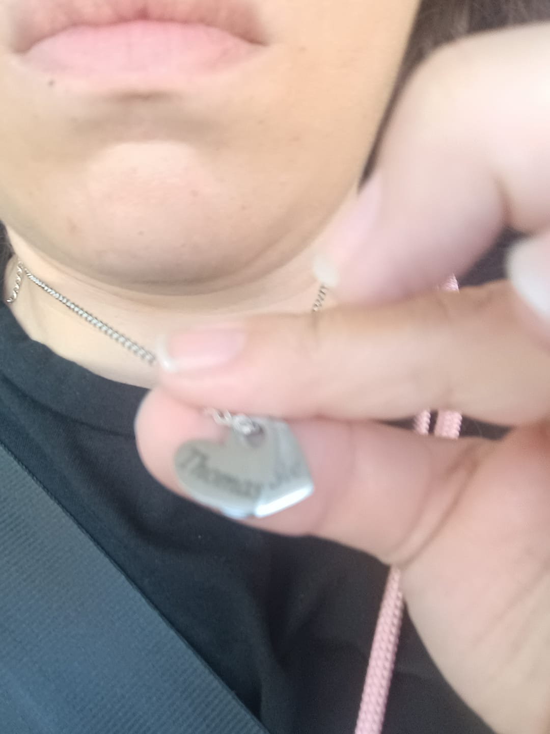 Customer photo review of Collana con cuori - Amori della Mamma