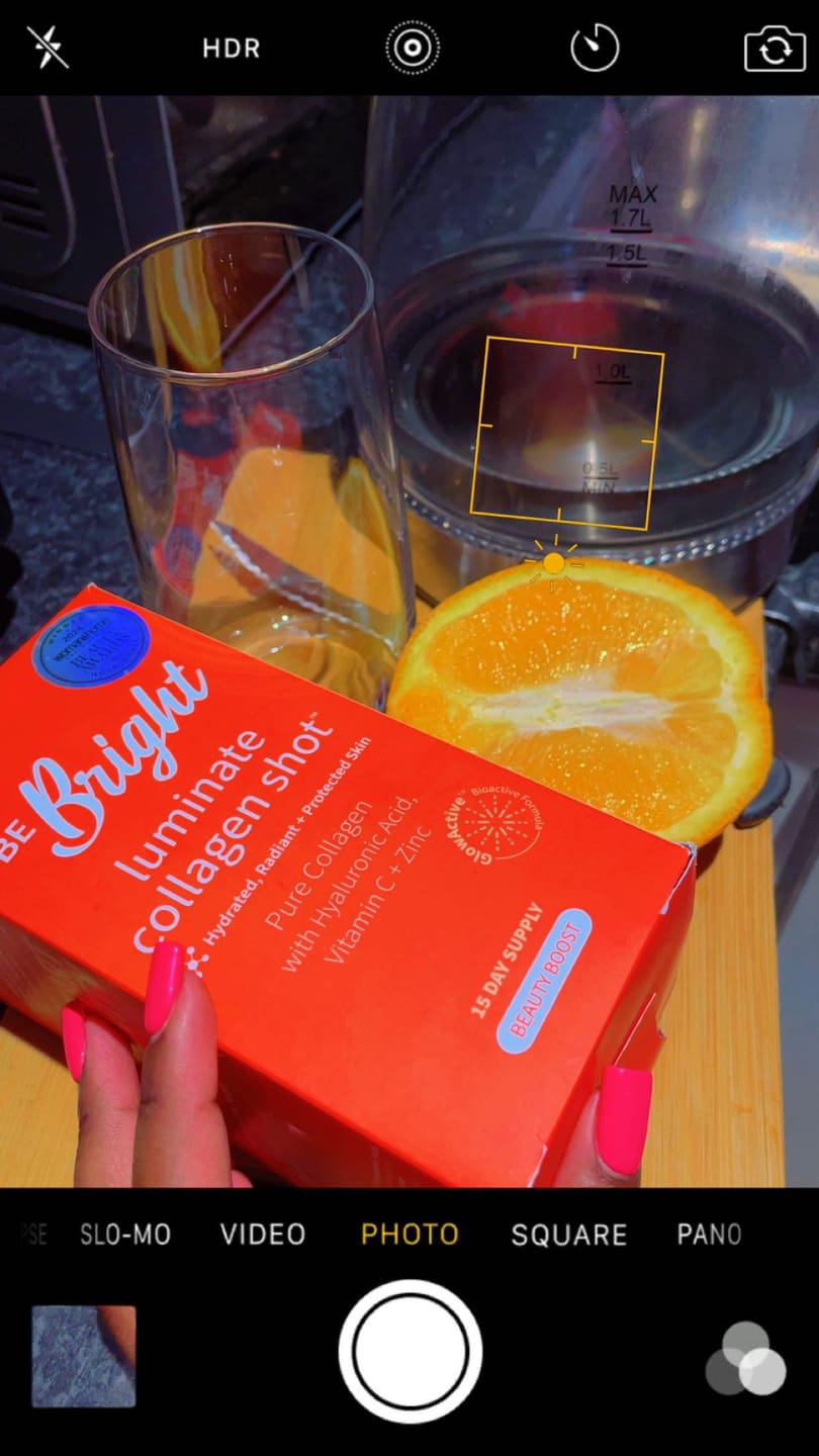Customer photo review of LUMINATE 10g SHOT - 15 DAY SUPPLY