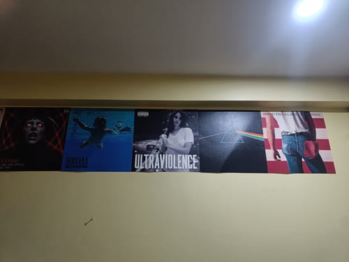 Customer photo review of PLAYLIST - ALBUM COVER PRINTS - CUSTOM WALL COLLAGE POSTERS