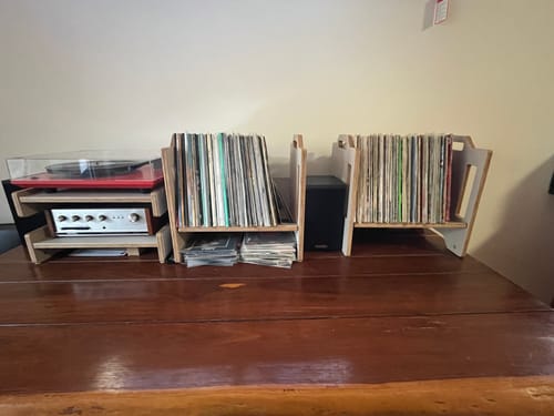 Customer photo review of Aurala120 - Stackable Vinyl Record Storage