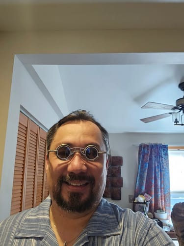 Customer photo review of Rigards - RG0105TI (Antique Gold) + Sun Clip (Silver | Bronze Gradient)