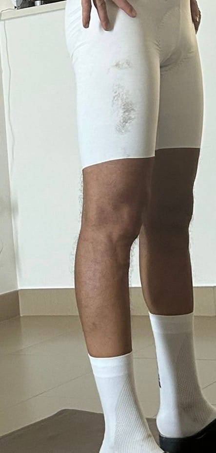 Customer photo review of KNITTED SOCKS - WHITE