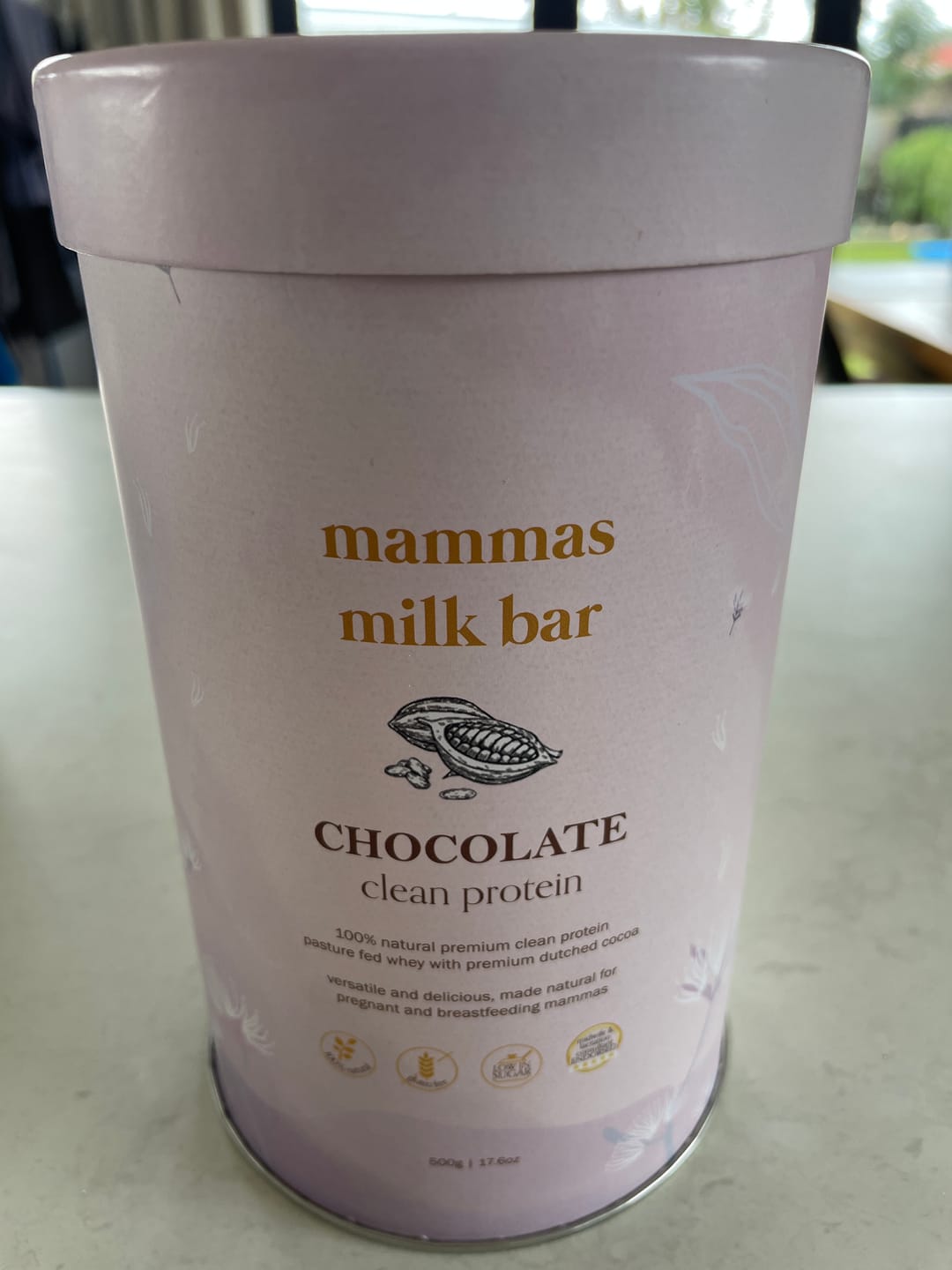 Customer photo review of Chocolate Premium Whey Protein