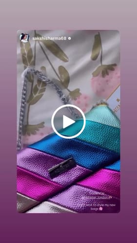 Customer video review of Hamster London Melissa Luna Cross Body Sling Bag Pink