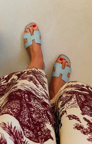 Customer photo review of HM 25 Oran sandal Epsom calfskin 245712