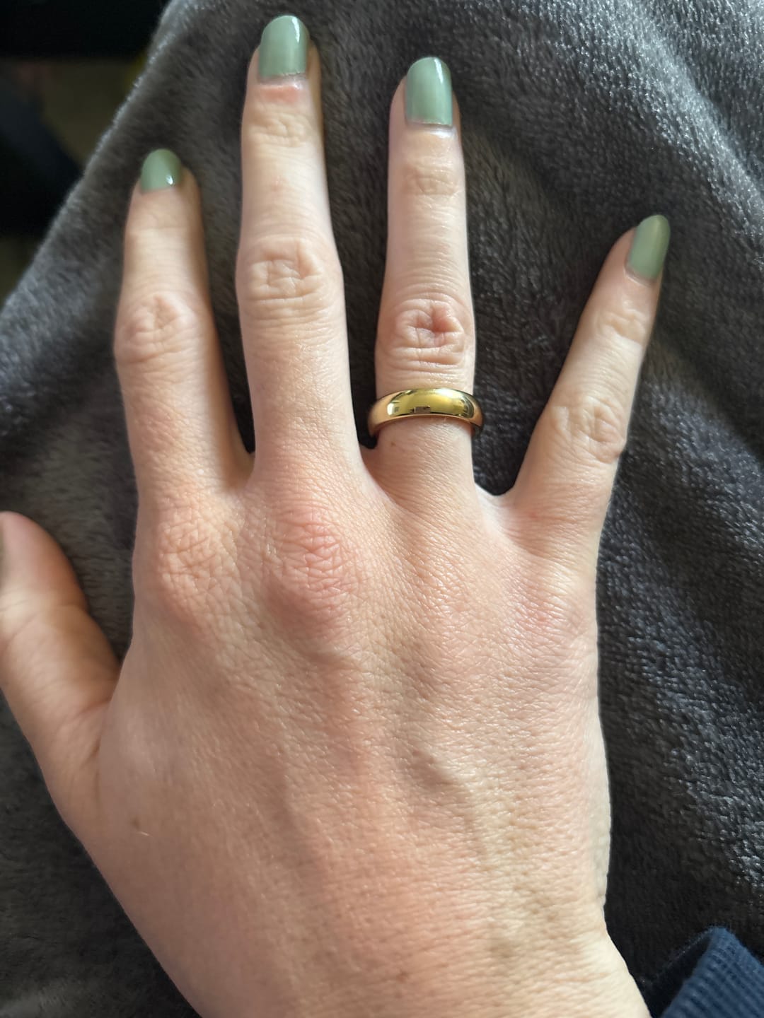 Customer photo review of Classic Stacking Ring