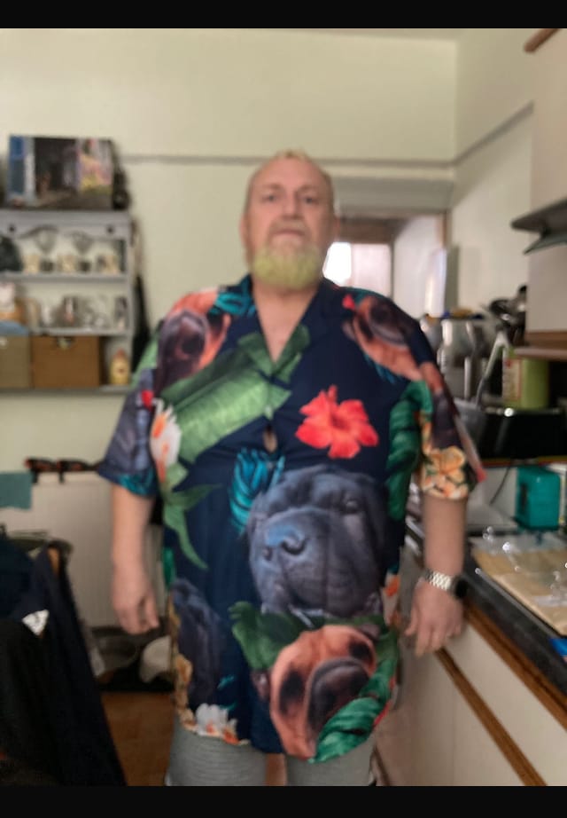 Customer photo review of Your photo - Personalised Hawaiian Shirt