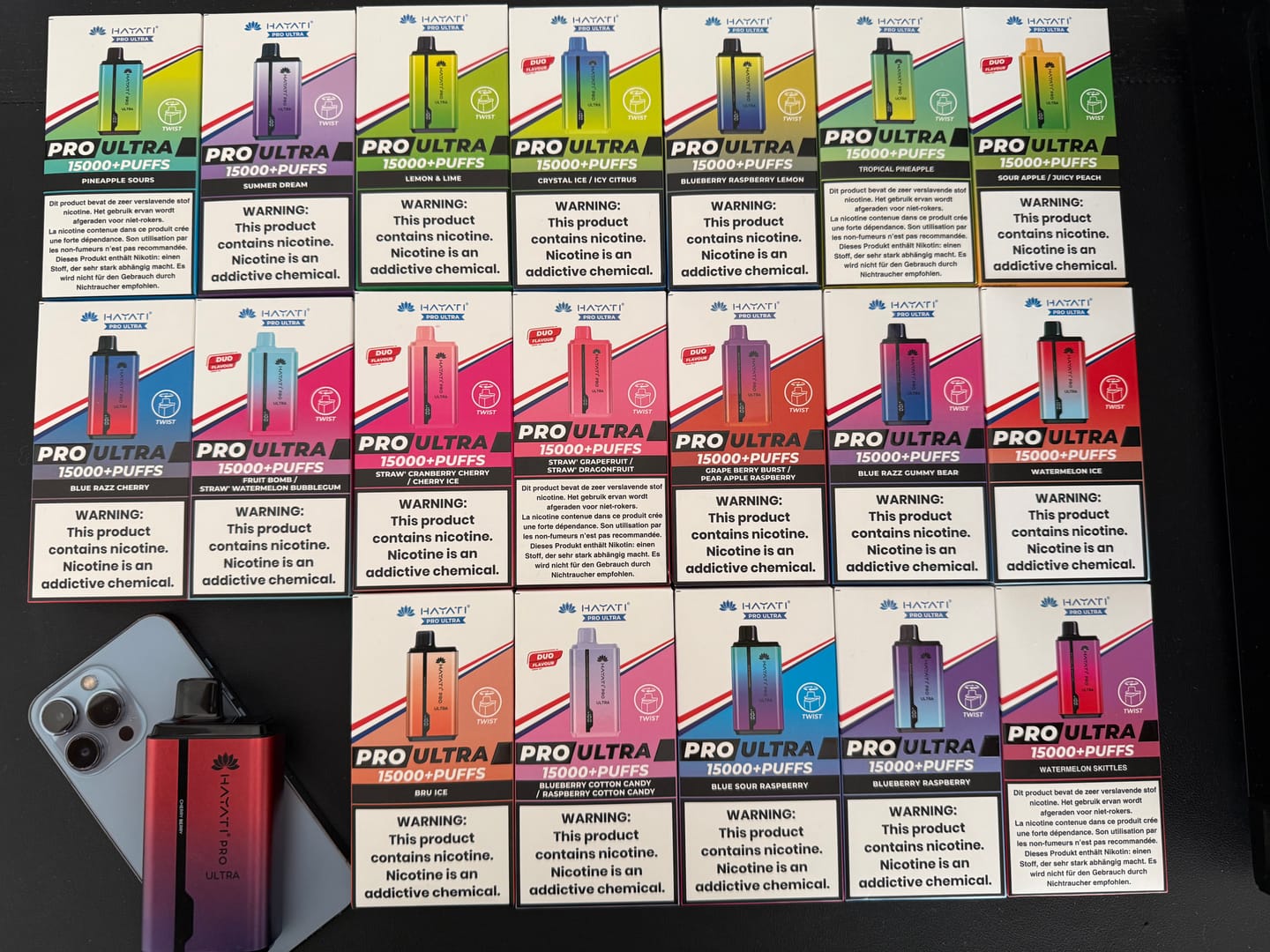 Customer photo review of Hayati Pro Ultra 15000 Puffs Disposable Vape (Pack of 10)