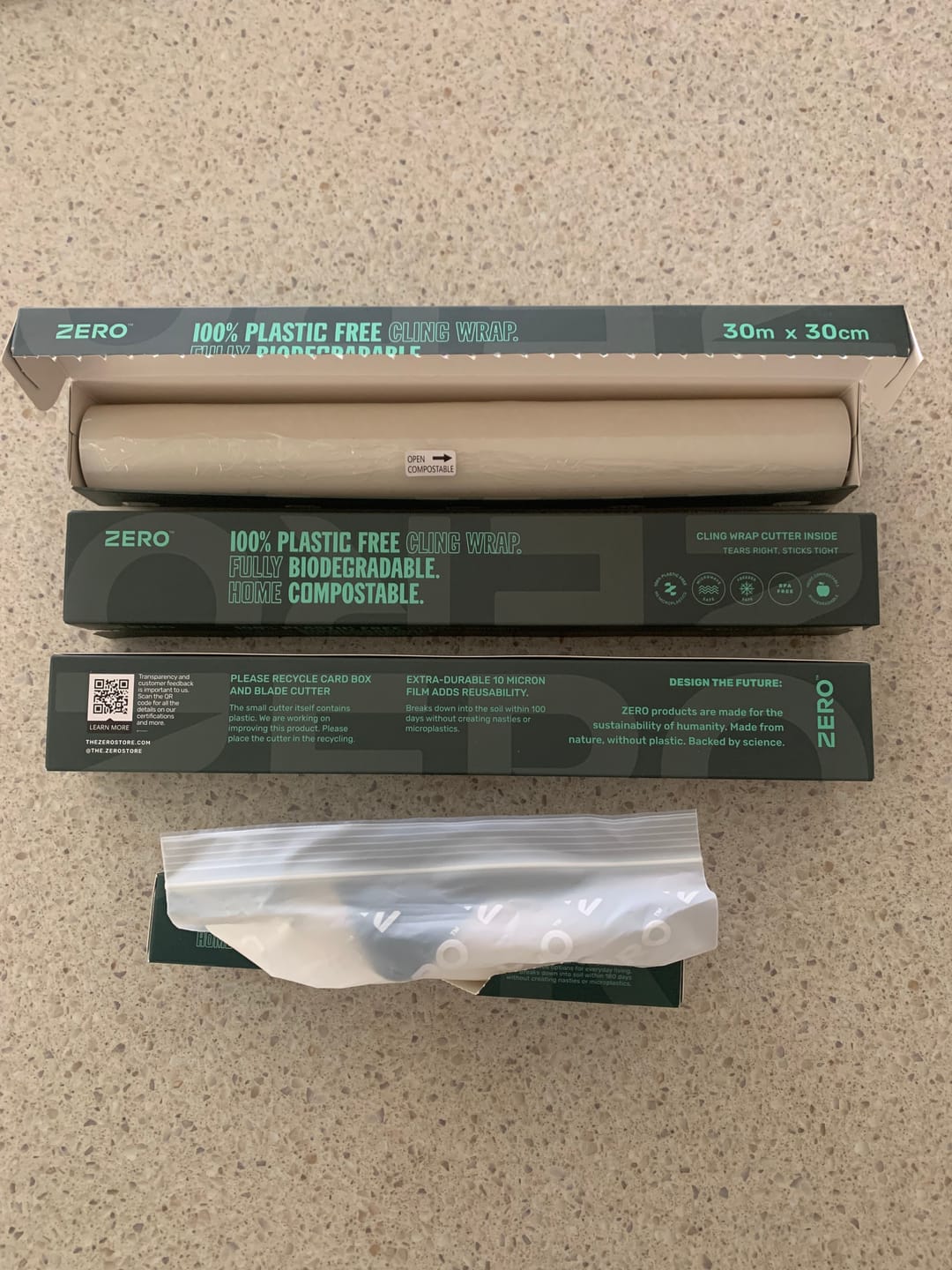 Customer photo review of Plastic Free Cling Wrap
