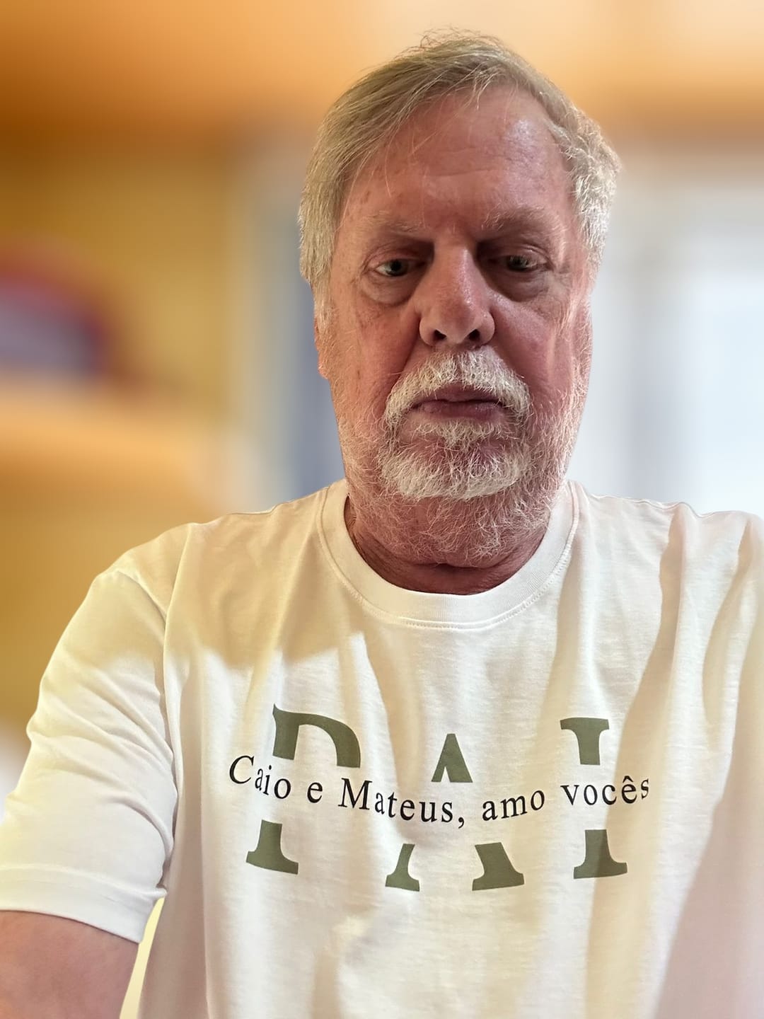 Customer photo review of Camiseta Personalizada MÃE / PAI E FILHOS - Algodão Peruano