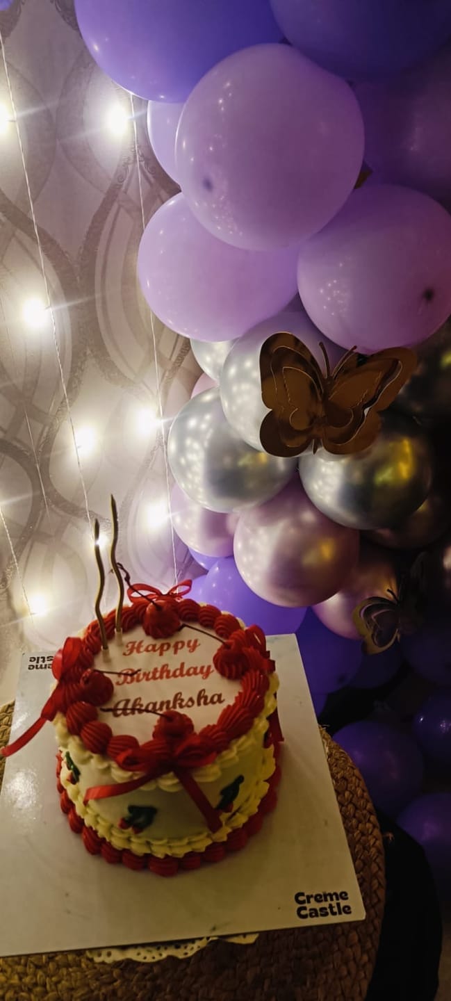 Customer photo review of Cherry Vintage Cake