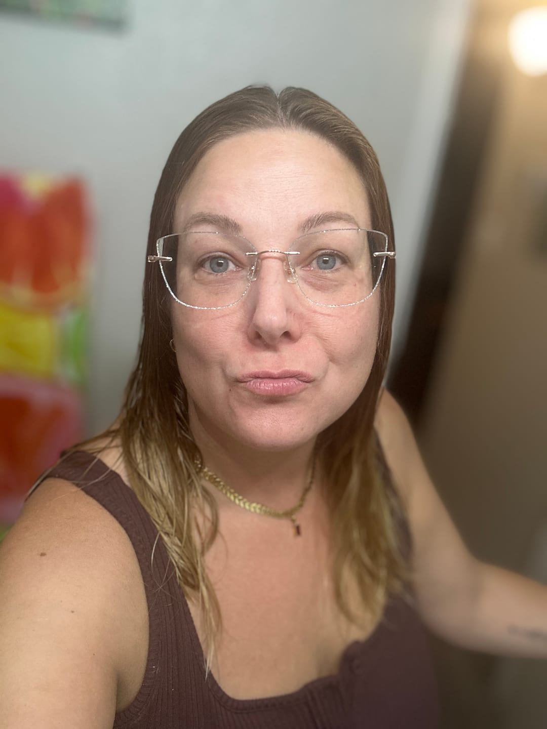 Customer photo review of Mitzy Eyeglasses