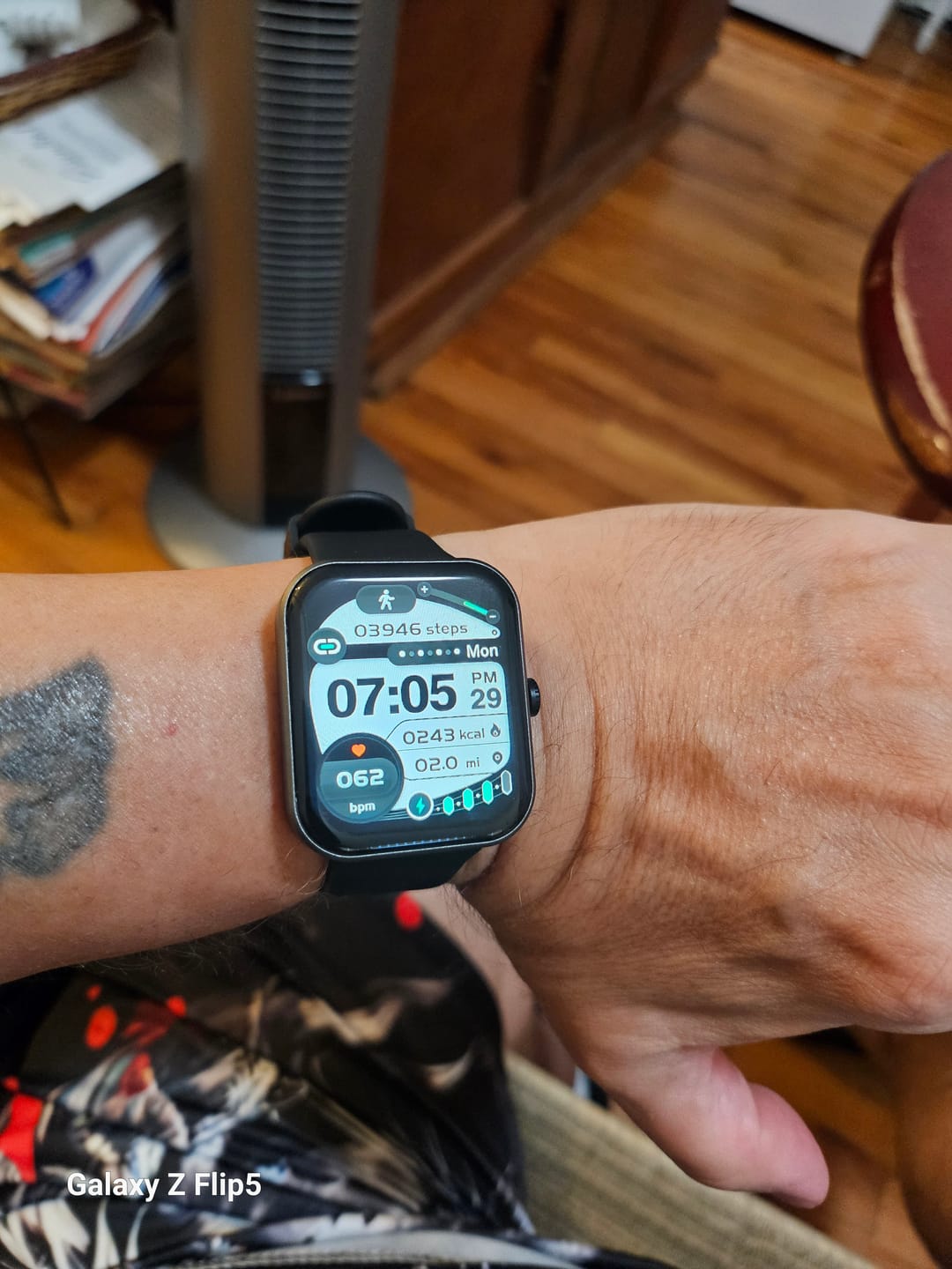 Customer photo review of Bearscome Blood Sugar Blood Pressure Blood oxygen Sleep Monitoring Waterproof Smartwatch