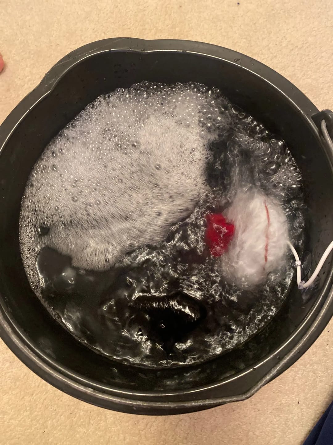 Customer photo review of Portable Turbine Ultrasonic Washing Machine - (IMPORTED)