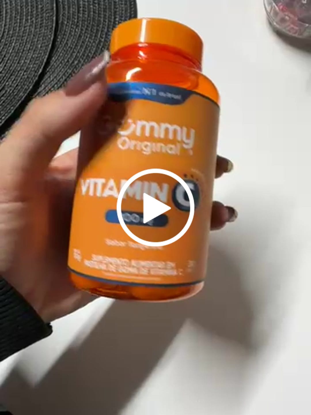 Customer video review of Gummy® Vitamina C Tangerina - 120 g