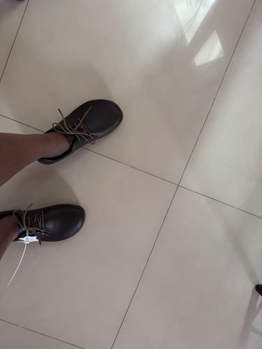 Customer photo review of Baer URBN Leder Exekutive Barefoot Shoes for Men & Women - Brown ( Baer Sole)