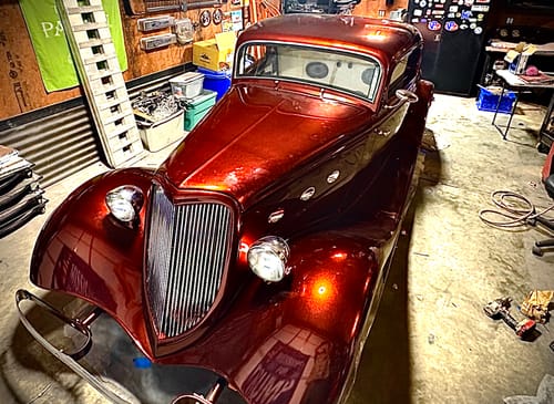 Customer photo review of Cherrywood Paint Basecoat