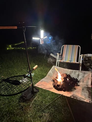 Customer photo review of Outdoor Folding Camping Light with 8000 Lumens