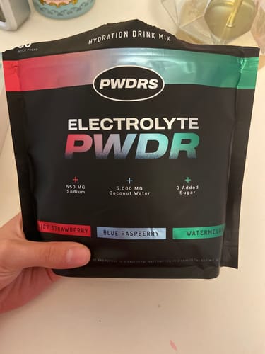 Customer photo review of ELECTROLYTE PWDR