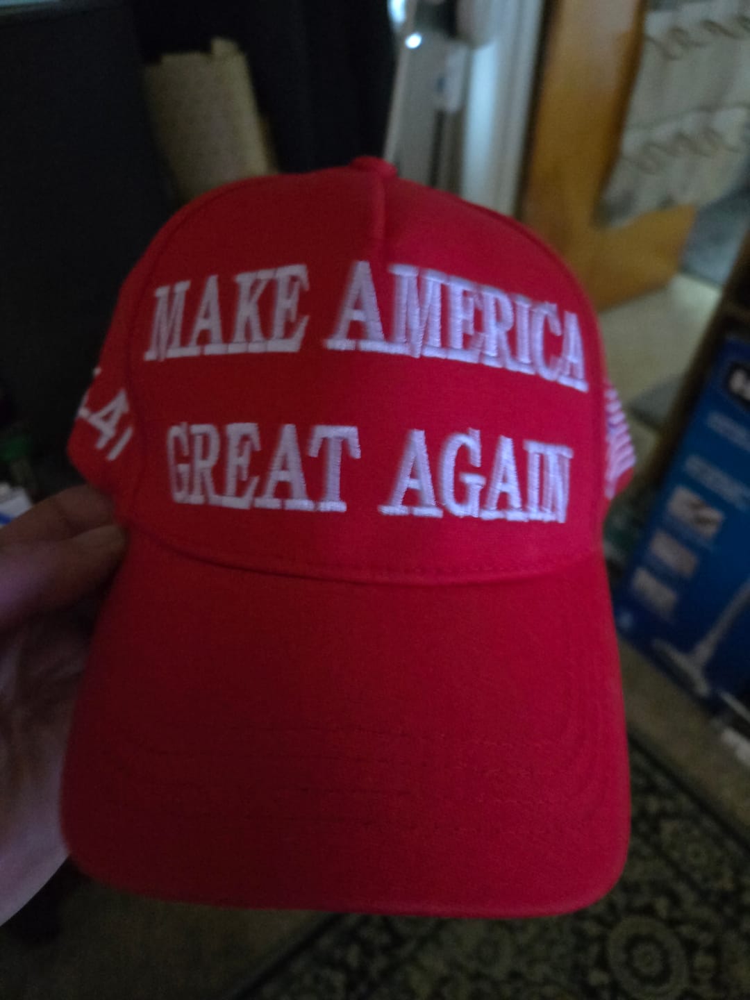 Customer photo review of New MAGA 45 47 Red Hat