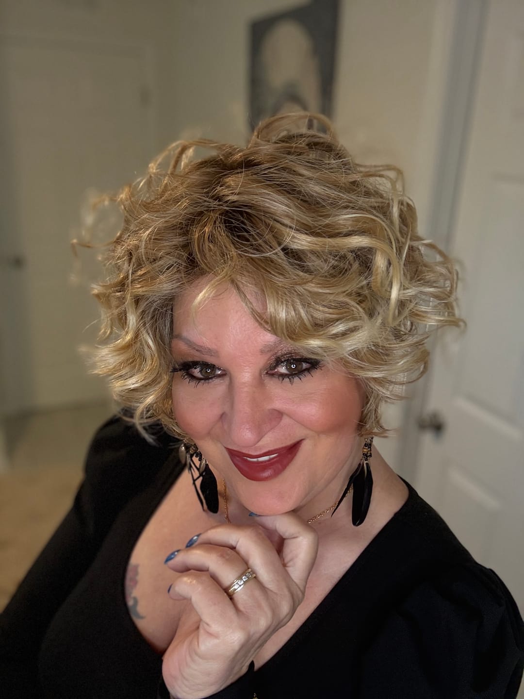 Customer photo review of SASSY MISFIT - Wheat Honey Swirl