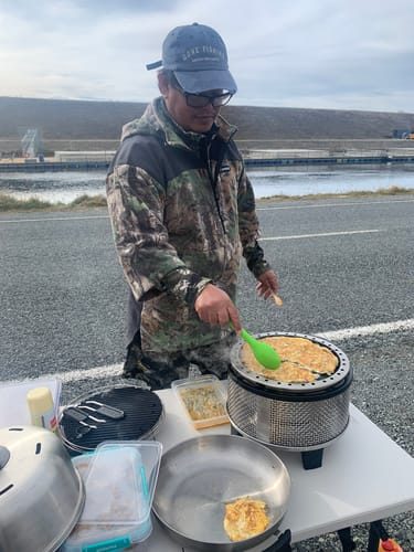 Customer photo review of COBB Fenced Roast Rack