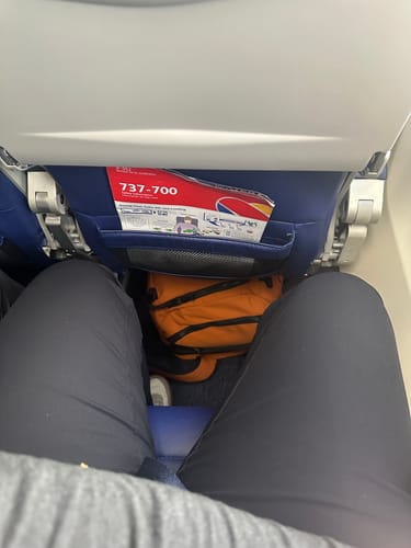 Customer photo review of Blast Travel Backpack