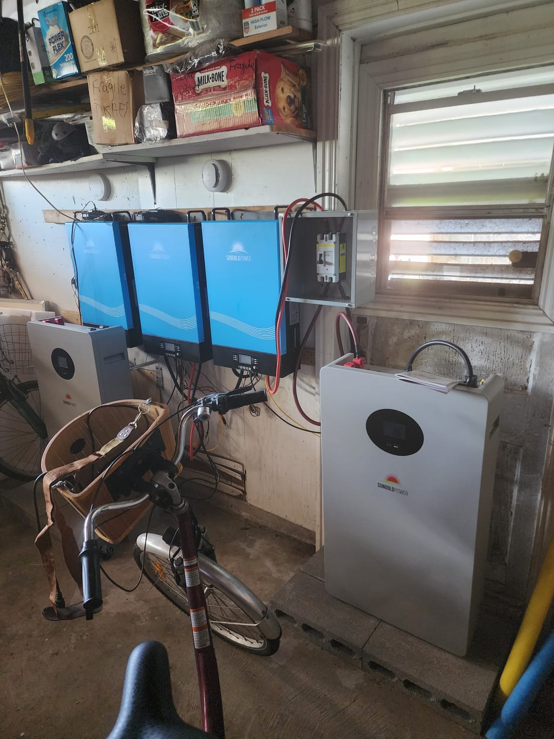 Customer photo review of SunGoldPower | Powerwall X LITHIUM BATTERY 51.2V 200AH SG48200T