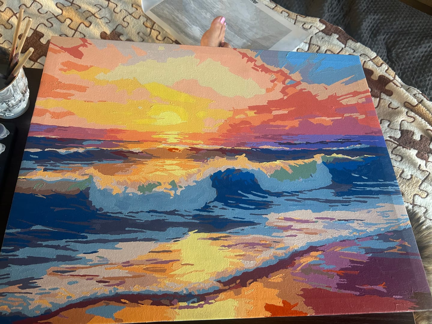 Customer photo review of Sunset Surf