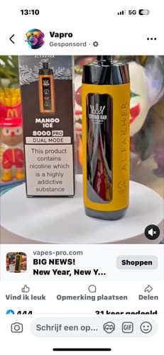 Customer photo review of AirMez 12K - Puff Jetable / Disposable