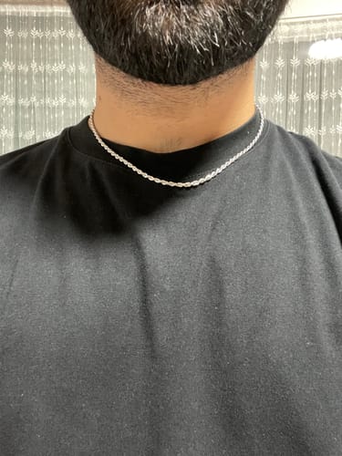 Customer photo review of CLEAN ROPE CHAIN. - 3MM