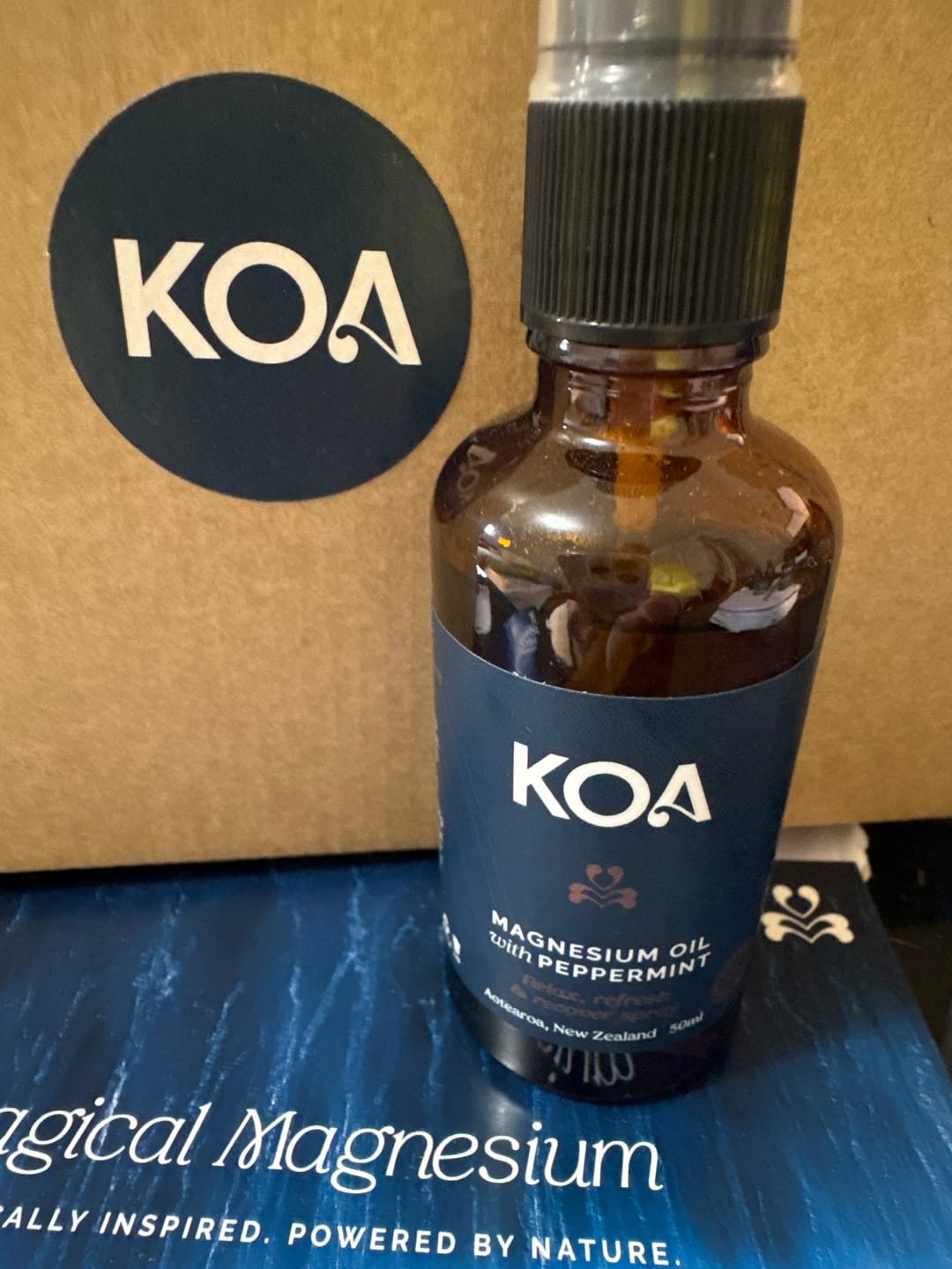 Customer photo review of Mini Magnesium Oil with Peppermint