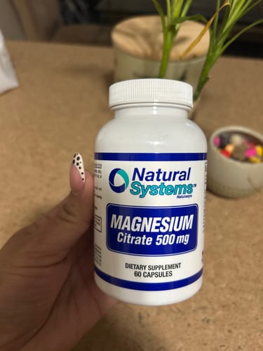 Customer photo review of Complejo de Citrato de Magnesio - 500 mg