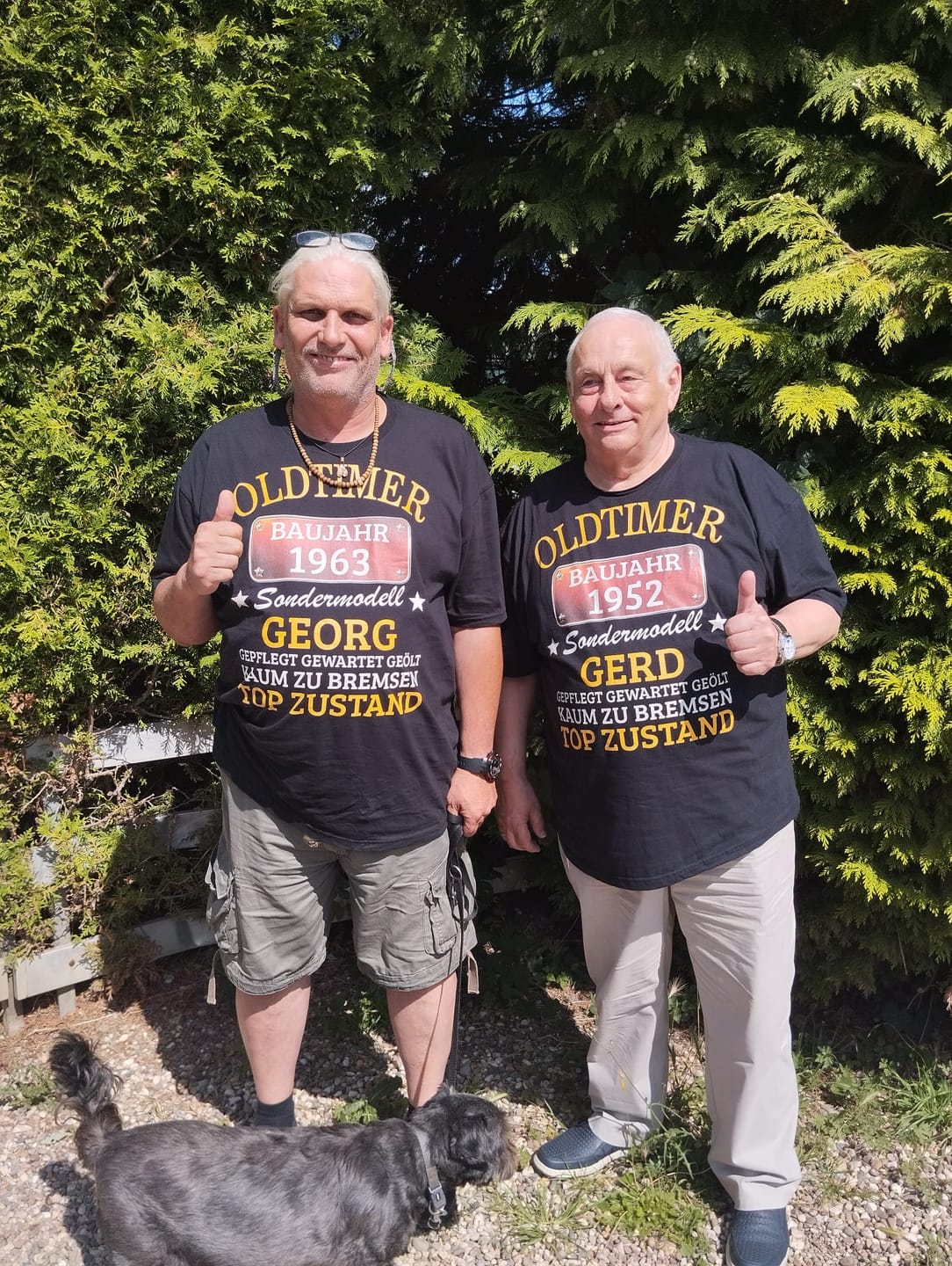 Customer photo review of Oldtimer Sonderausgabe - Personalisierbares Shirt