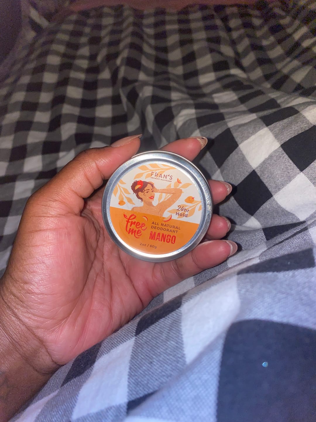 Customer photo review of FreeMe All Natural Deodorant