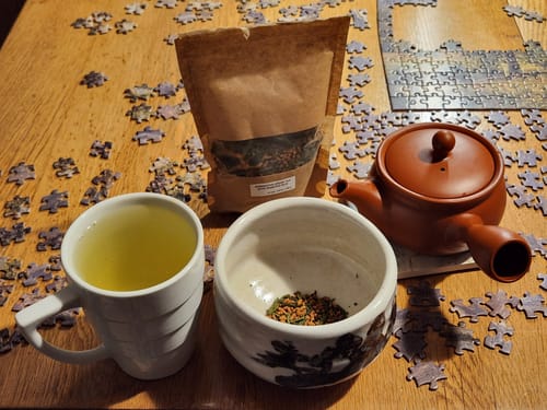 Customer photo review of Genmaicha Green Tea with Roasted Rice