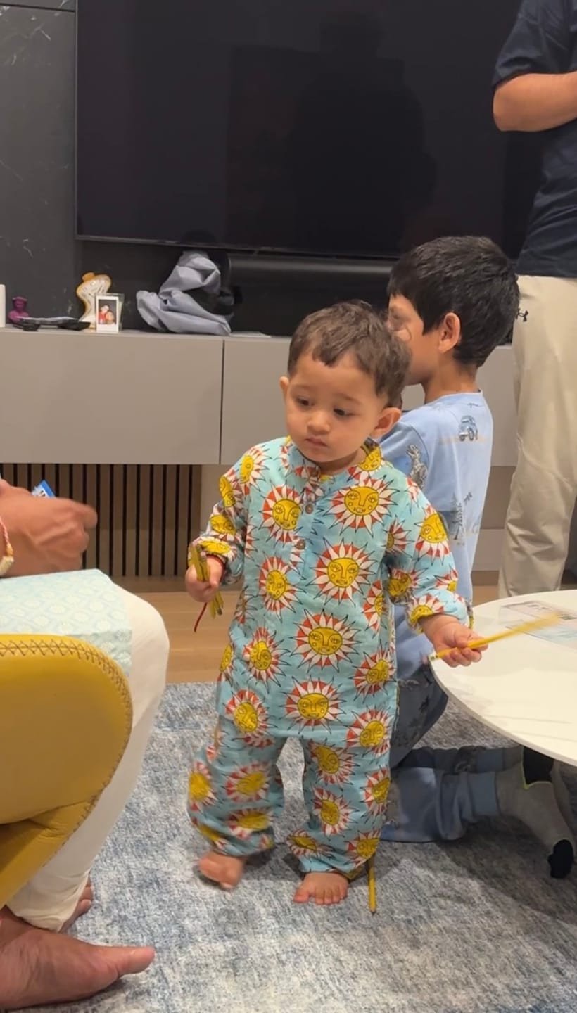 Customer photo review of SunBurn Cotton Kurta Pyjama Set for Kids