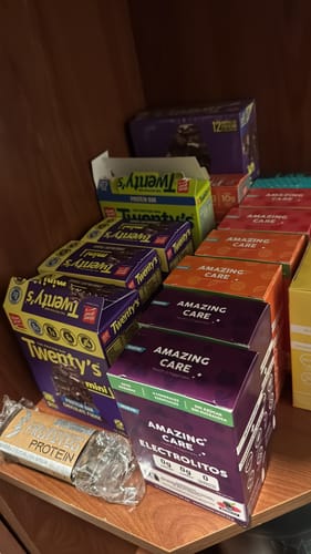 Customer photo review of Pack 4x Electrolitos Mix Sabores + Vaso Regalo