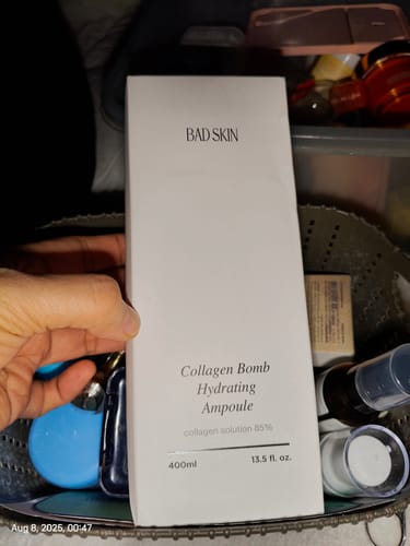 Customer photo review of Bad Skin™ Korean Collagen Bomb Hydrating Ampoule