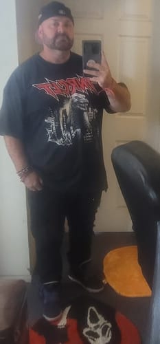 Customer photo review of BIG CITY OVERSIZED BOX TEE