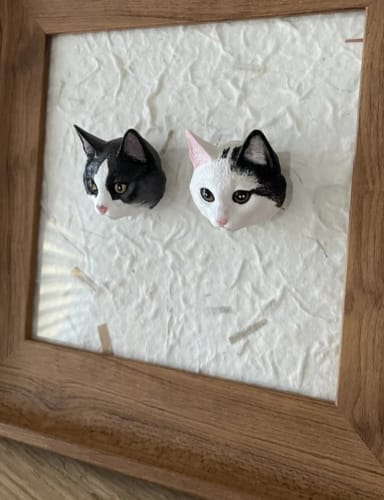 Customer photo review of Personalized Custom Pet Keychain/Magnet