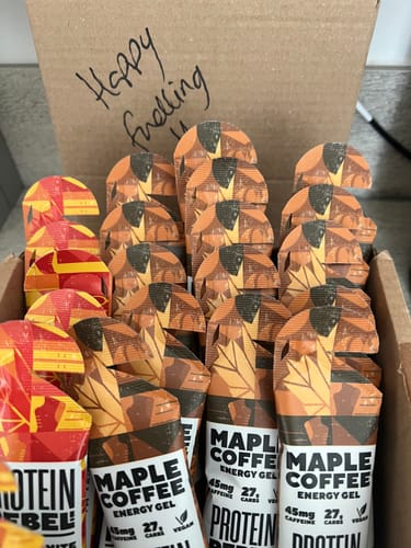 Customer photo review of Maple Coffee All-Natural Energy Gel