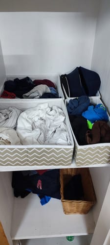 Customer photo review of Qoolish 6-Pack Drawer Organizers: Tidy-Up Your Space in Style! (Available in 10 Colors)