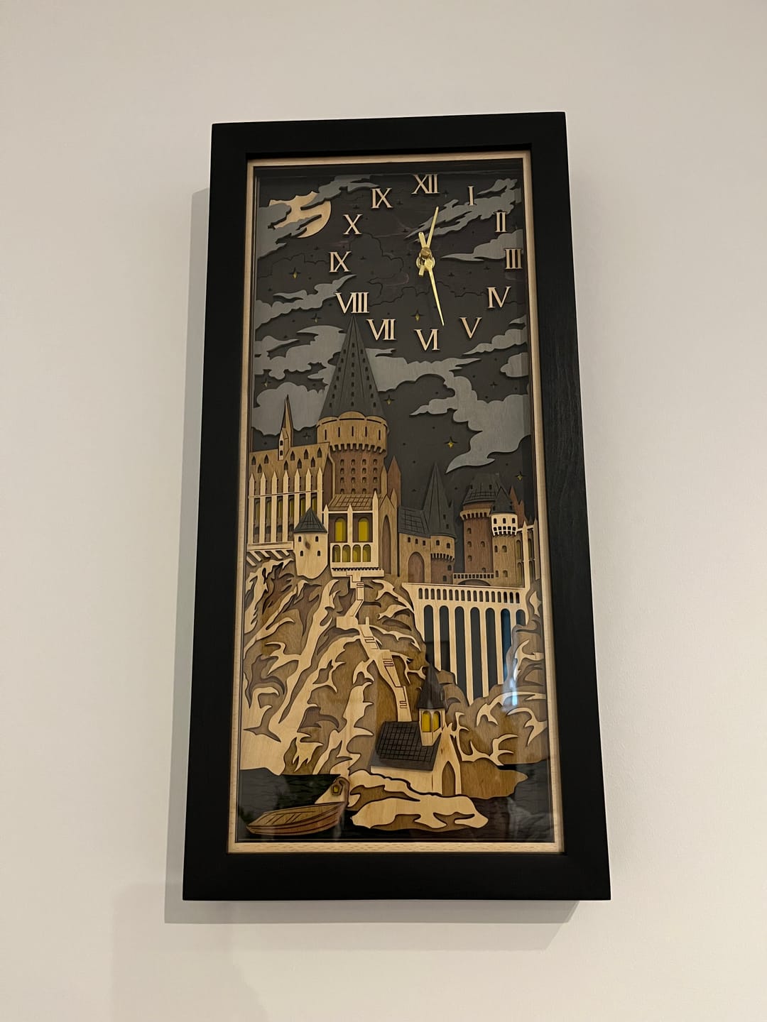 Customer photo review of HOGWARTS™ 3D WALL CLOCK