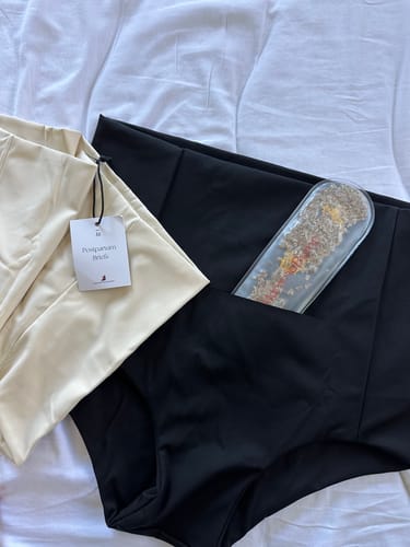 Customer photo review of Fourth Trimester Soothing Briefs