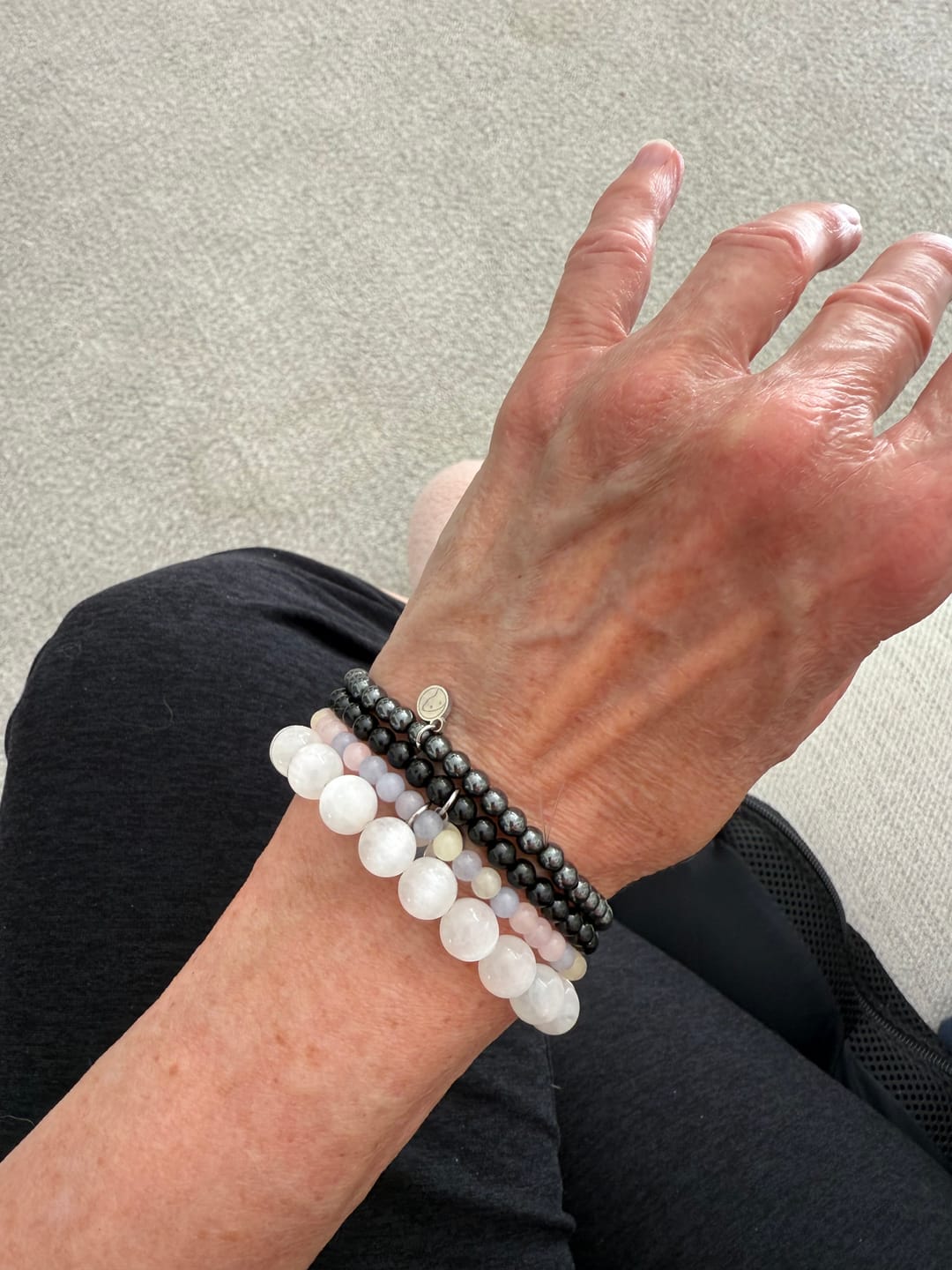 Customer photo review of Selenite Bracelet